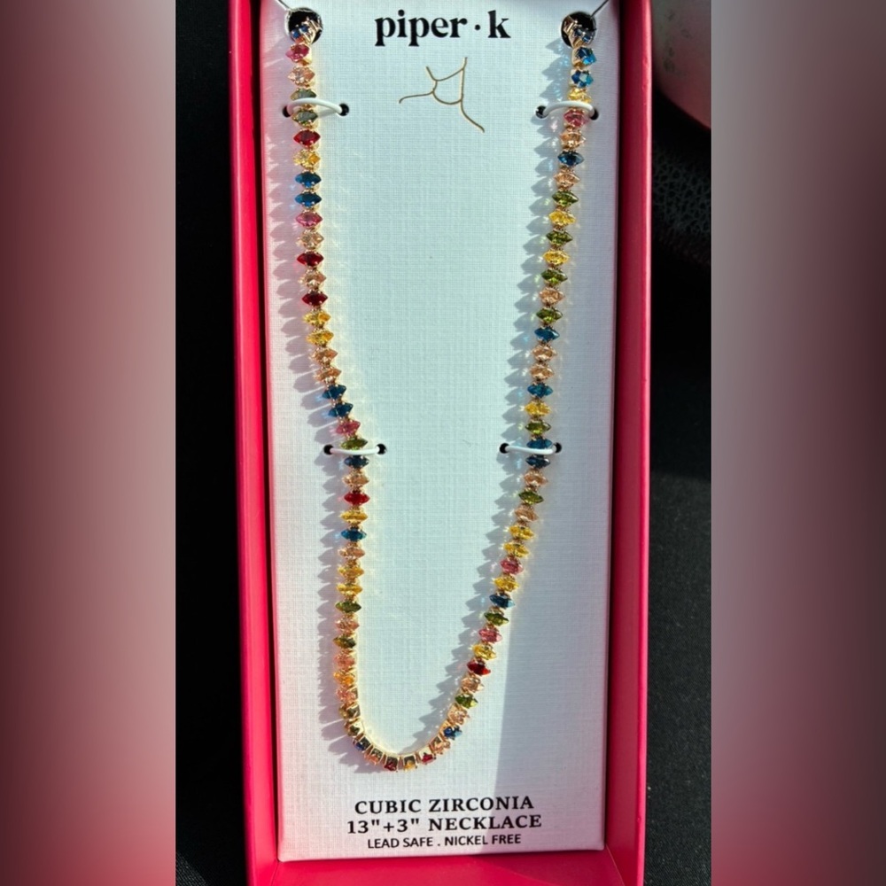 Piper K Multicolor Cubic Zirconia Necklace
